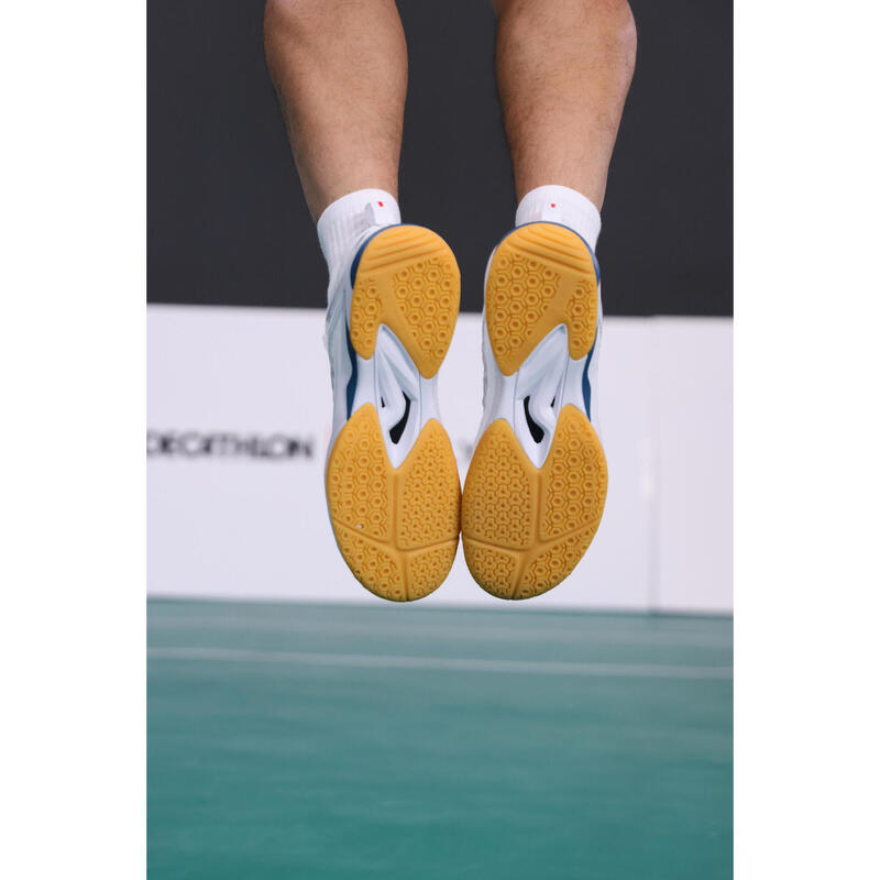 Încălțăminte Badminton BS560 Lite Alb Bărbați