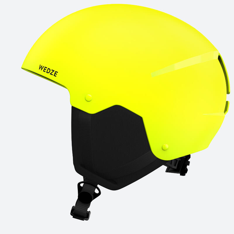 Capacete de ski H100 Criança Amarelo fluorescente