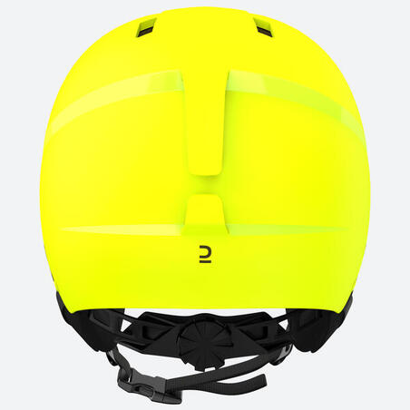 Neonsko žuta dečja kaciga za skijanje