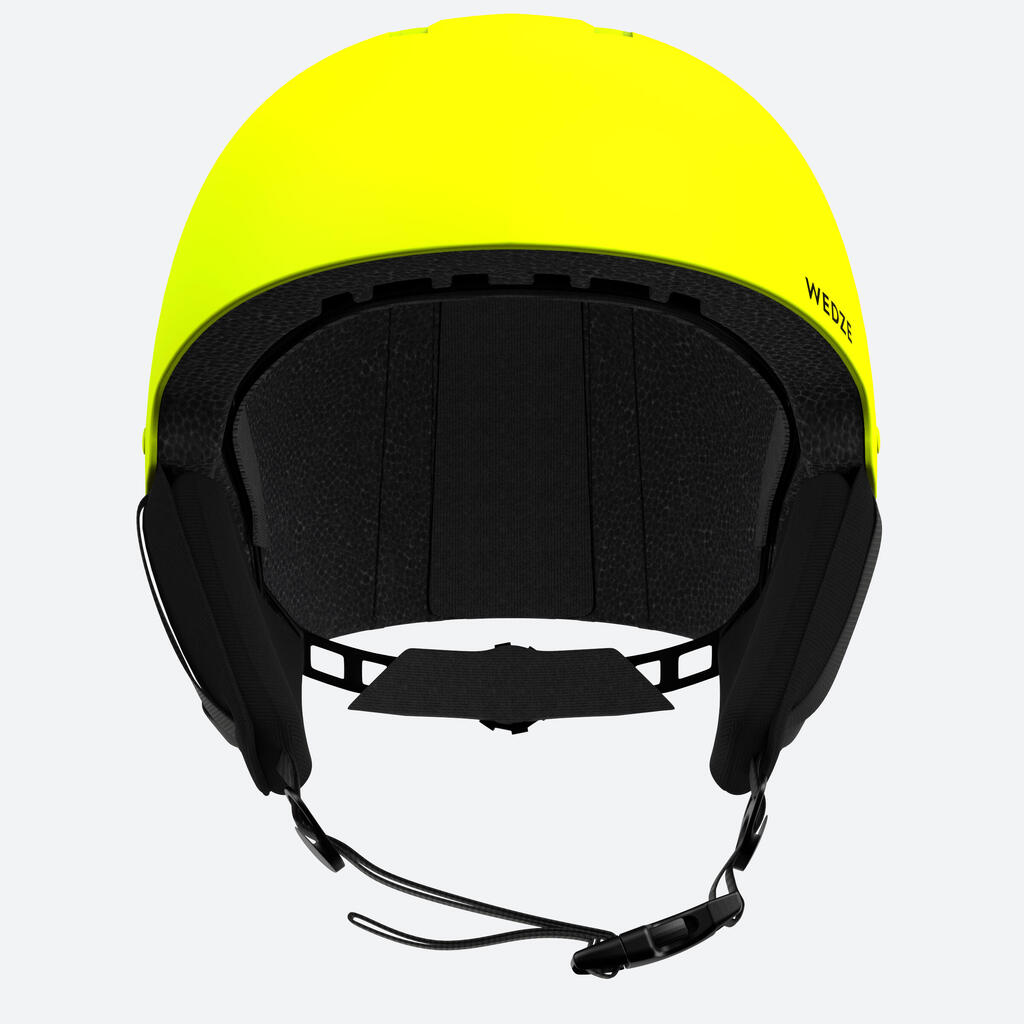 KIDS’ SKI HELMET H100 NEON YELLOW