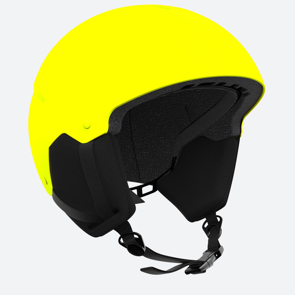 CASCO DE SKI NIÑOS H100 AMARILLO FLUO 