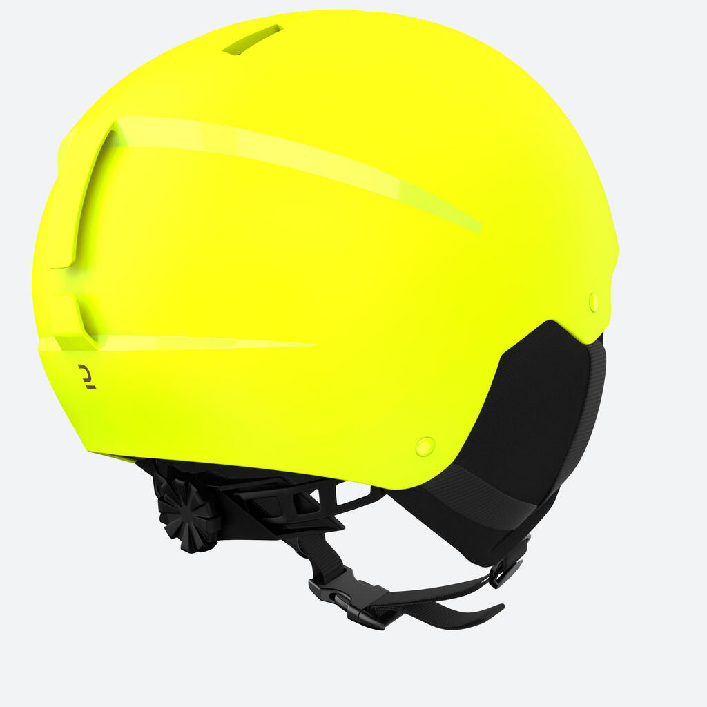 KIDS’ SKI HELMET H100 NEON YELLOW