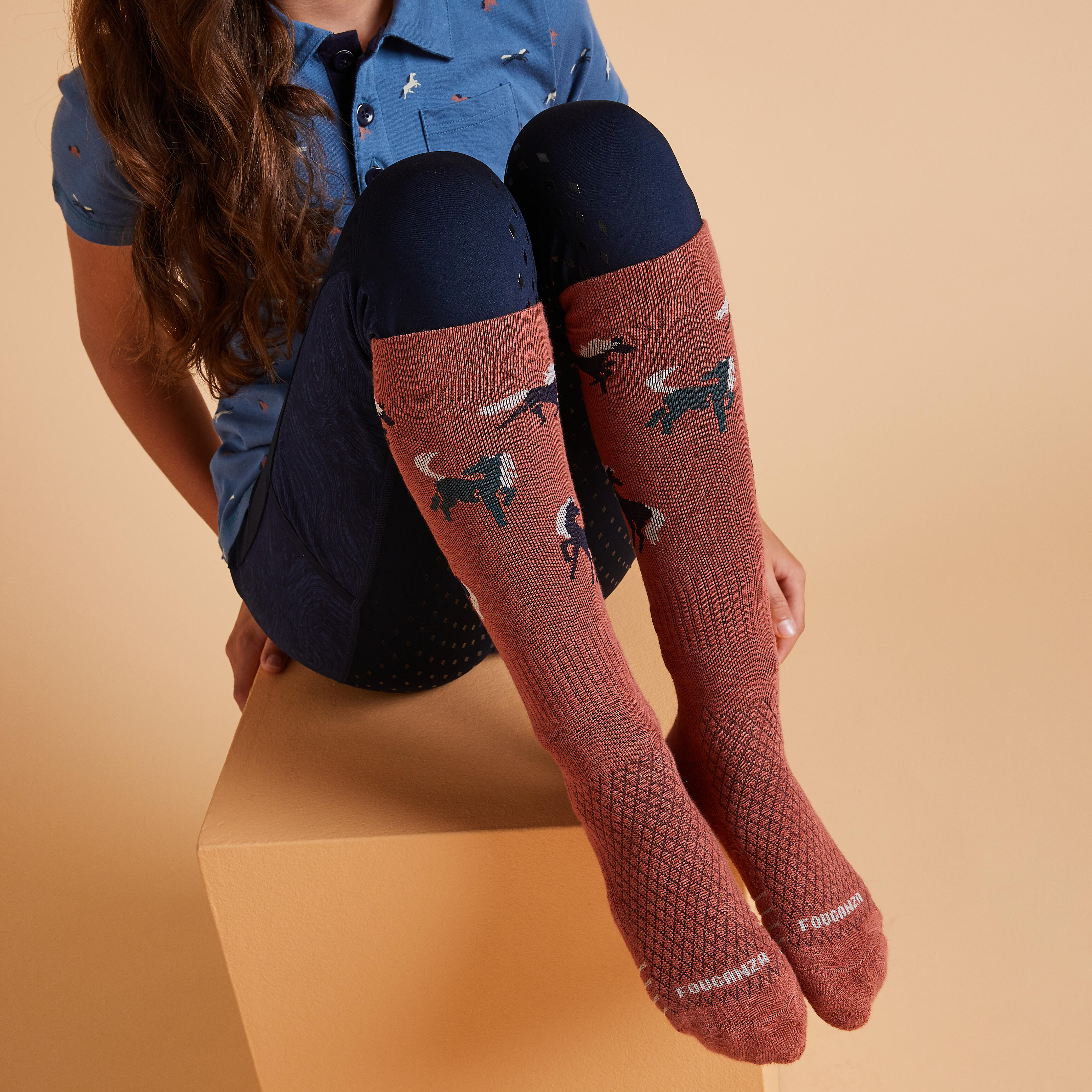 Calcetines hipica decathlon hotsell