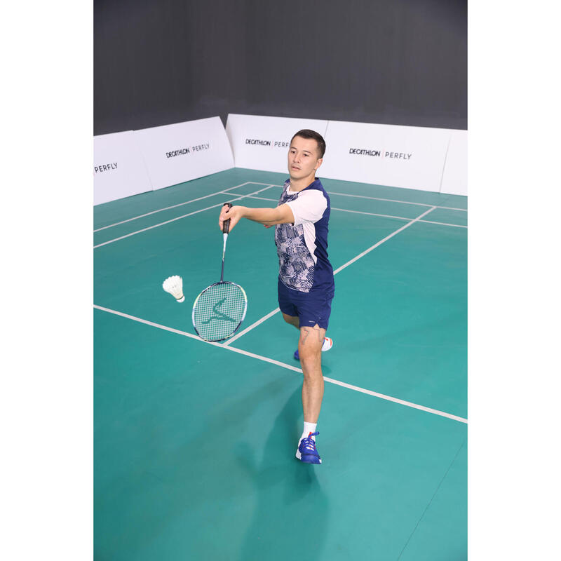 Badmintonracket voor volwassenen BR Sensation 590 blauw marineblauw