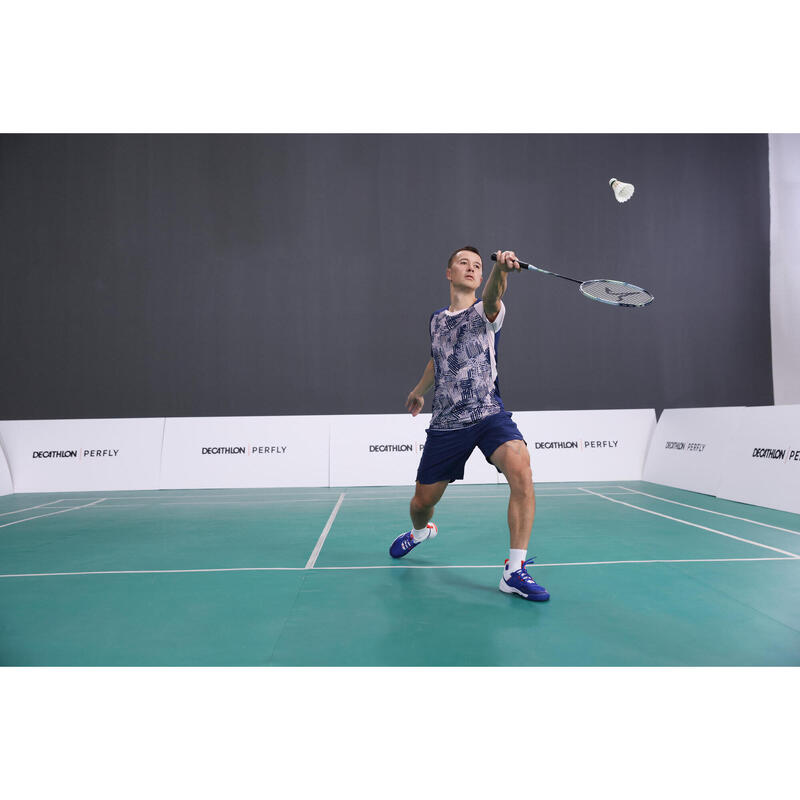 Badmintonracket voor volwassenen BR Sensation 590 blauw marineblauw