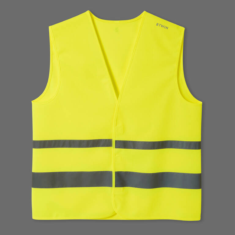 Rompi Safety Bersepeda Visibilitas Tinggi Dewasa 560 - Neon Yellow