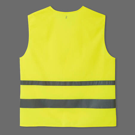 Rompi Safety Bersepeda Visibilitas Tinggi Dewasa 560 - Neon Yellow