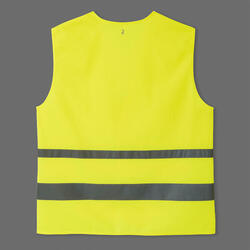 GILET DE SECURITE HAUTE VISIBILITÉ VELO JAUNE FLUO