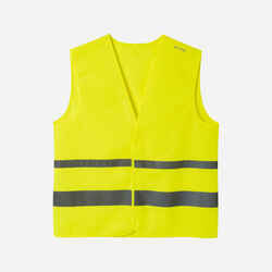 Adult High Visibility Cycling Safety Vest - Neon Yellow