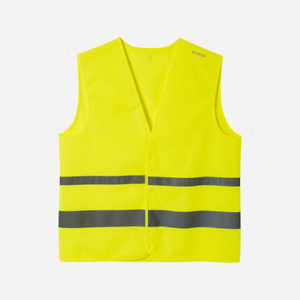 GILET DE SECURITE HAUTE VISIBILITÉ VELO JAUNE FLUO
