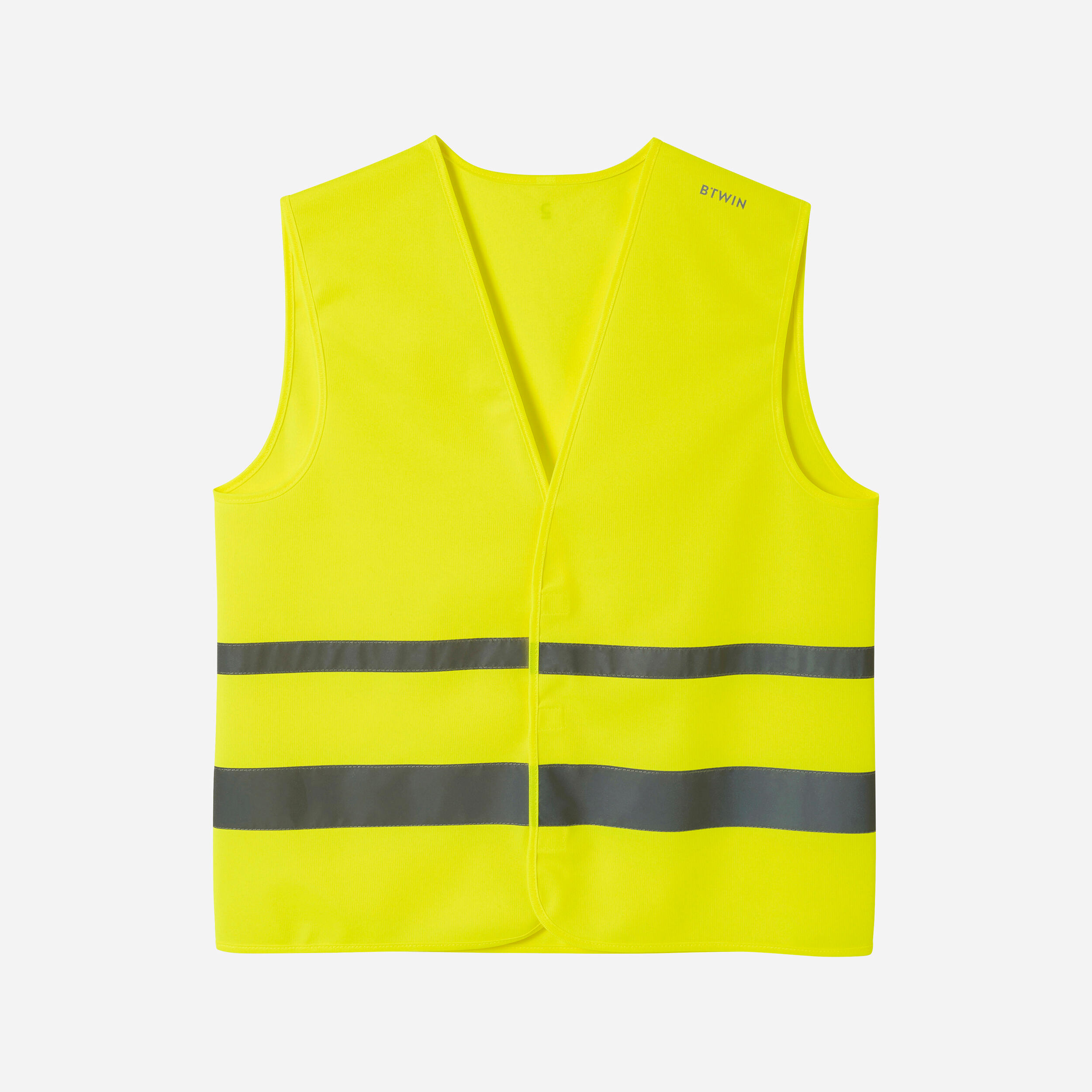 GILET DI SICUREZZA PER BICICLETTA GIALLO FLUORESCENTE AD ALTA VISIBILITÀ