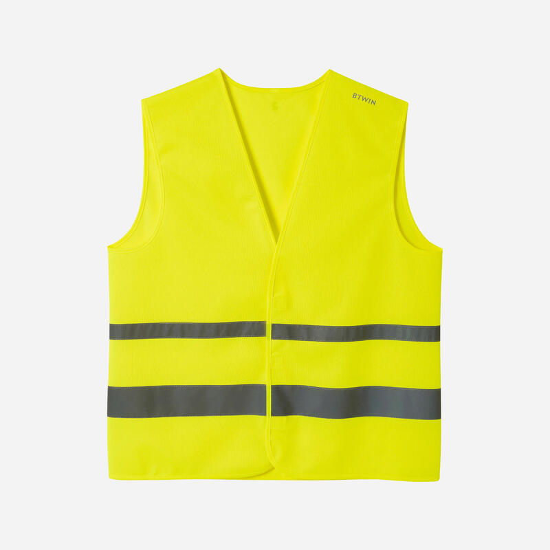 Kamizelka odblaskowa rowerowa Btwin Fluo PPE