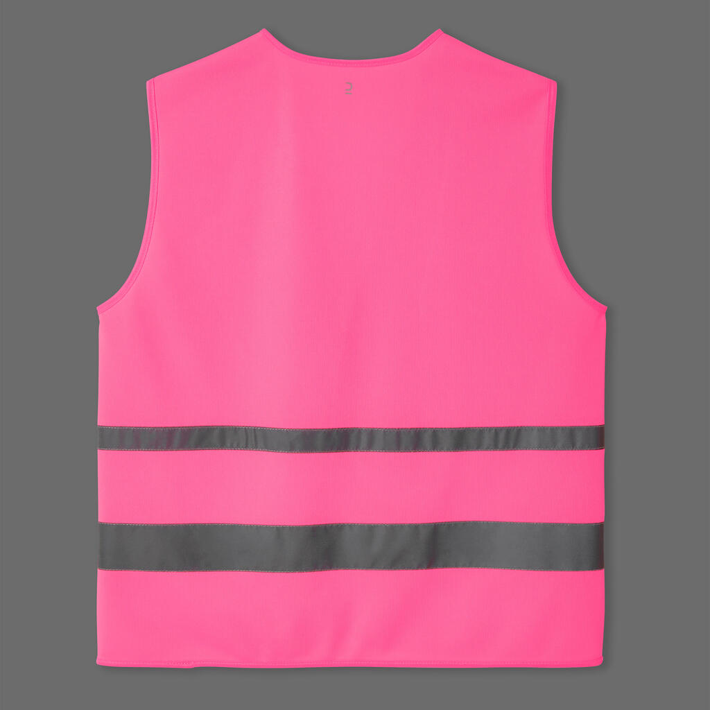 Adult High Visibility Cycling Safety Vest - Neon Yellow