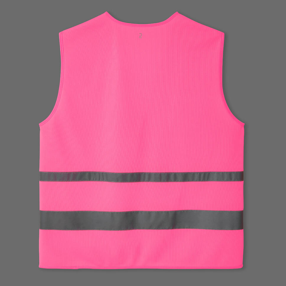 Kamizelka odblaskowa rowerowa Btwin Fluo PPE