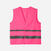 GILET DE SECURITE HAUTE VISIBILITÉ VELO ROSE FLUO