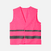 GILET DE SECURITE HAUTE VISIBILITÉ VELO ROSE FLUO