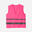 GILET DE SECURITE HAUTE VISIBILITÉ VELO ROSE FLUO