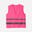 Gilet alta visibilità ciclismo adulto DPI rosa fluo