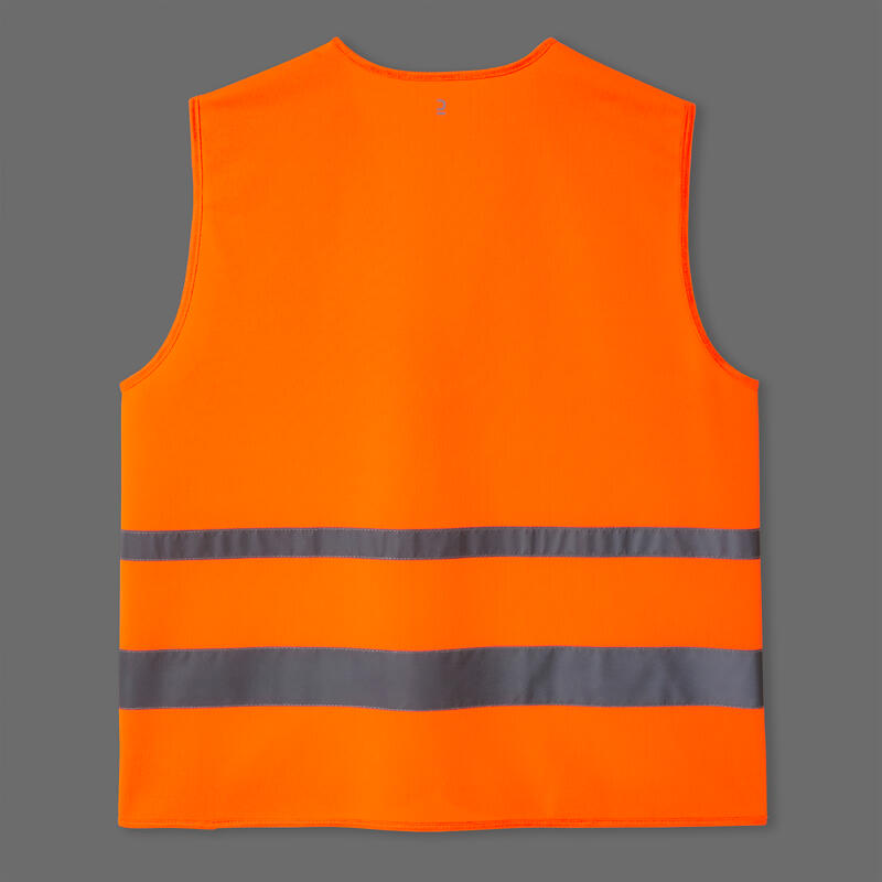 GILET DE SECURITE HAUTE VISIBILITÉ VELO ORANGE FLUO