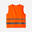 Gilet alta visibilità ciclismo adulto DPI arancione fluo