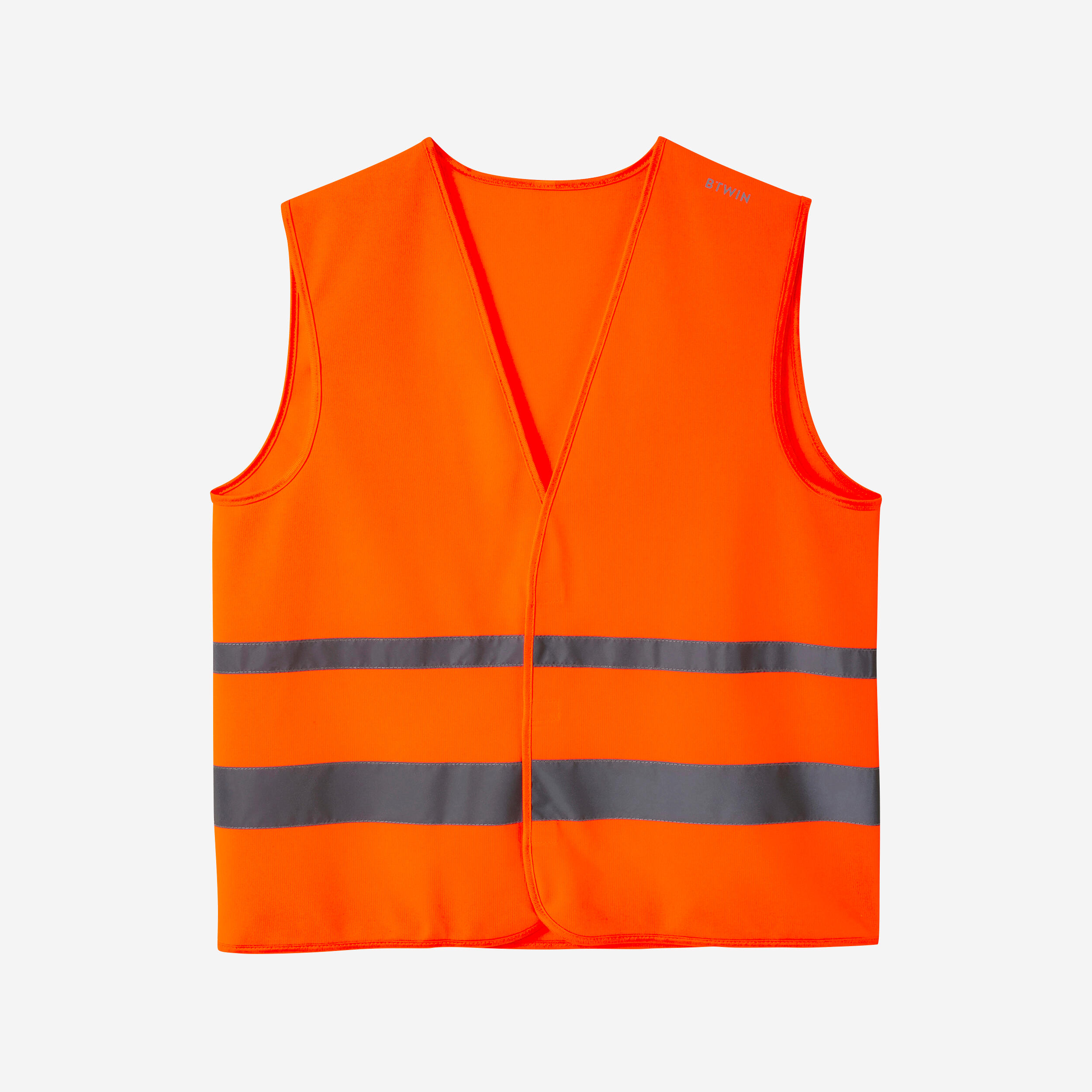 FLUORESCENT ORANGE HIGH-VISIBILITY BICYCLE SAFETY VEST