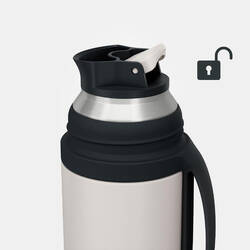 MH900 stainless steel insulated hiking bottle with quick-release cap - 0.4L