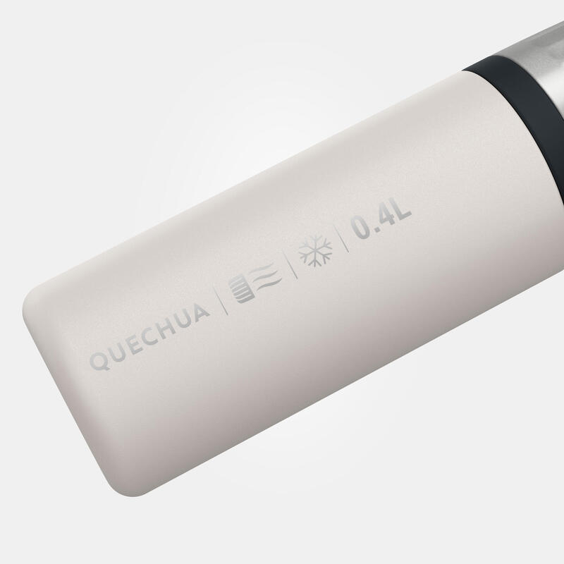 Bouteille inox isotherme avec filtre à thé 0,4L, de randonnée et camping