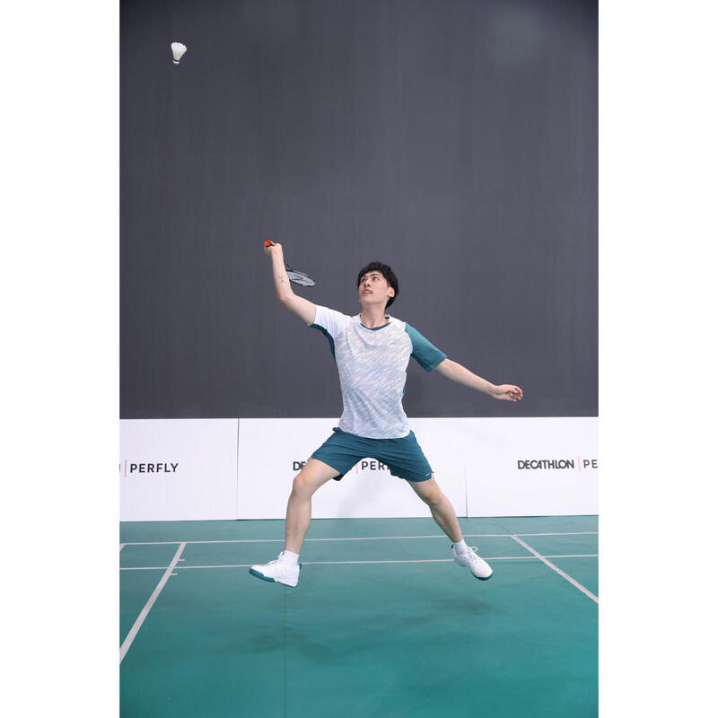 MEN BADMINTON T-SHIRT LITE 560 WHITE