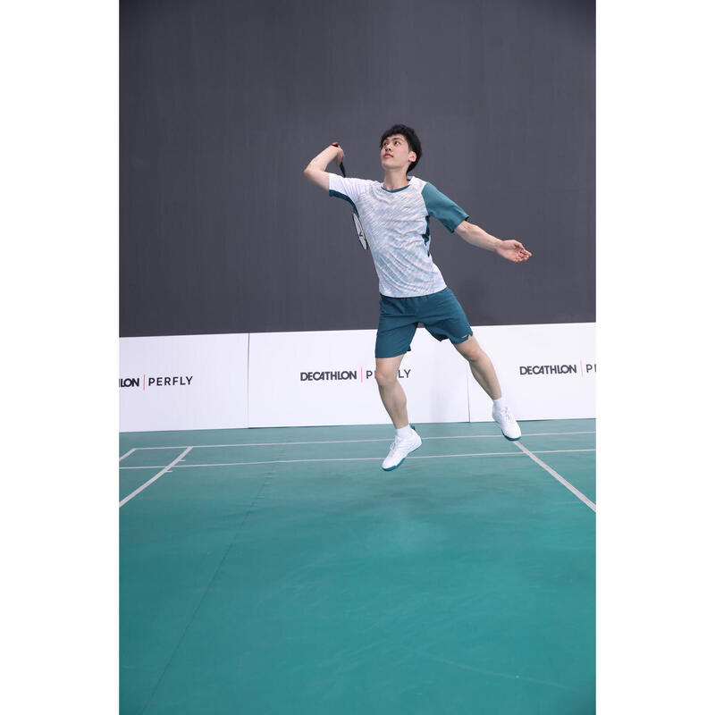 MEN BADMINTON T-SHIRT LITE 560 WHITE