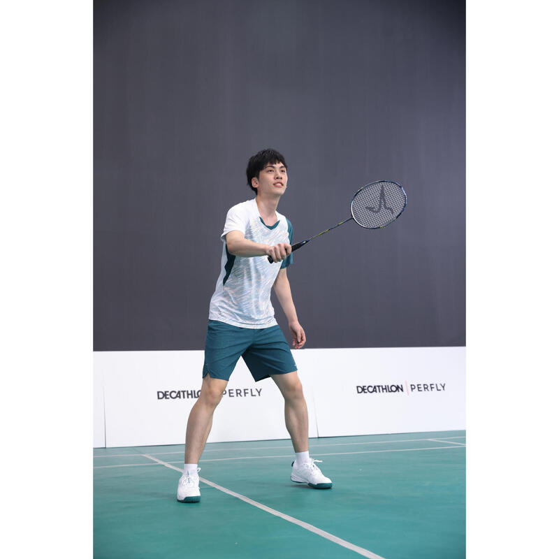 MEN BADMINTON T-SHIRT LITE 560 WHITE