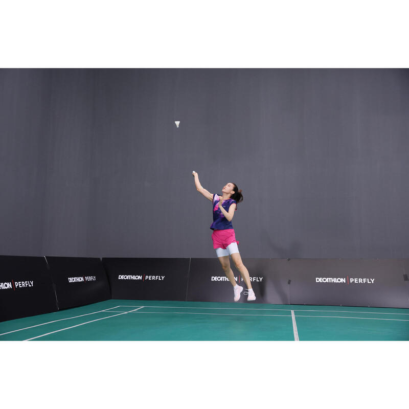 WOMEN BADMINTON T-SHIRT PERFORM 990 W NAVY BLUE