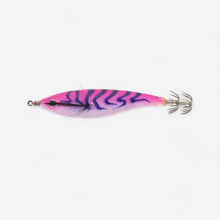 Jigg flytande EBI F 2.5/90 rosa för fiske av bläckfisk 