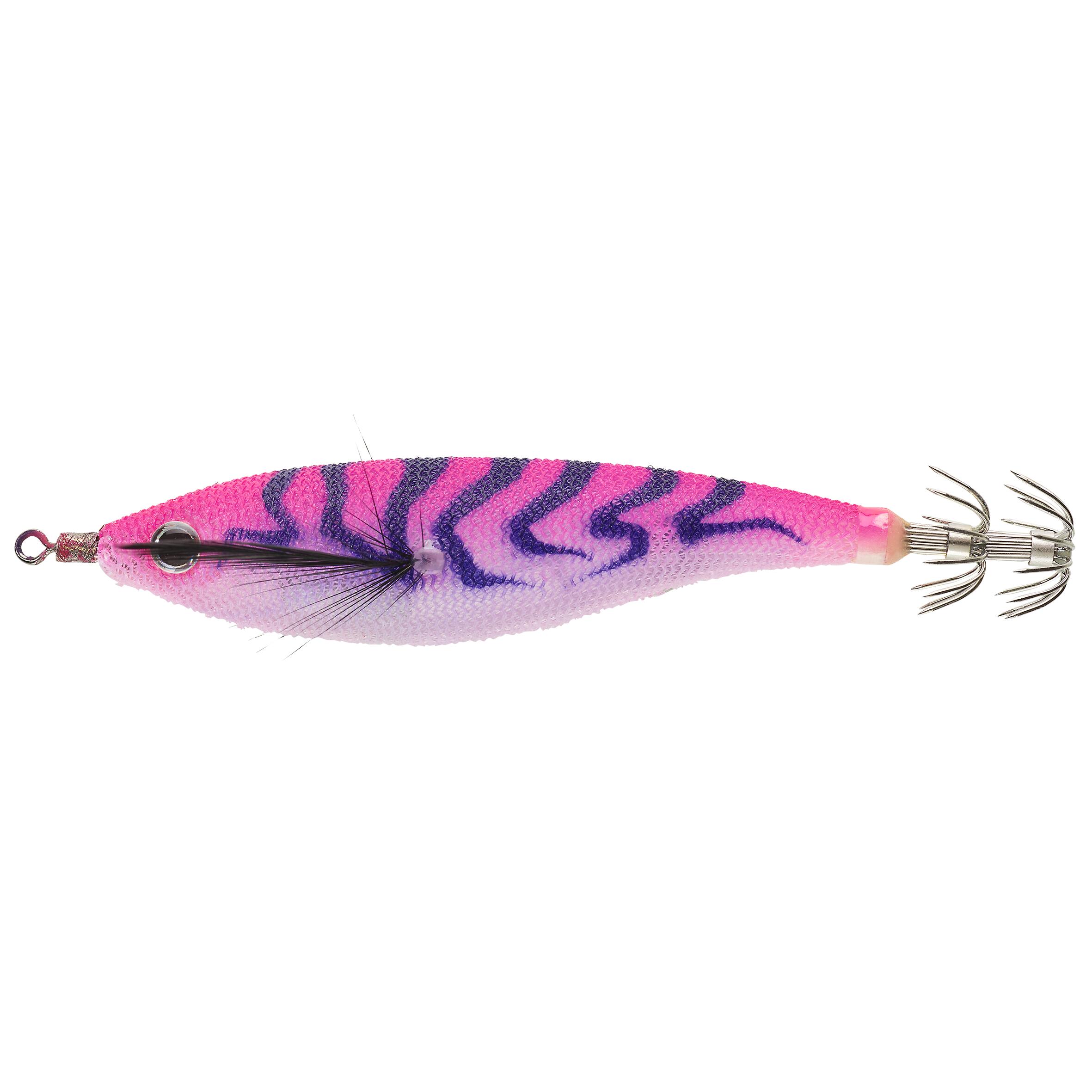 Squid and cuttlefish fishing floating jig EBI F 2.5/90 Pink 1/3