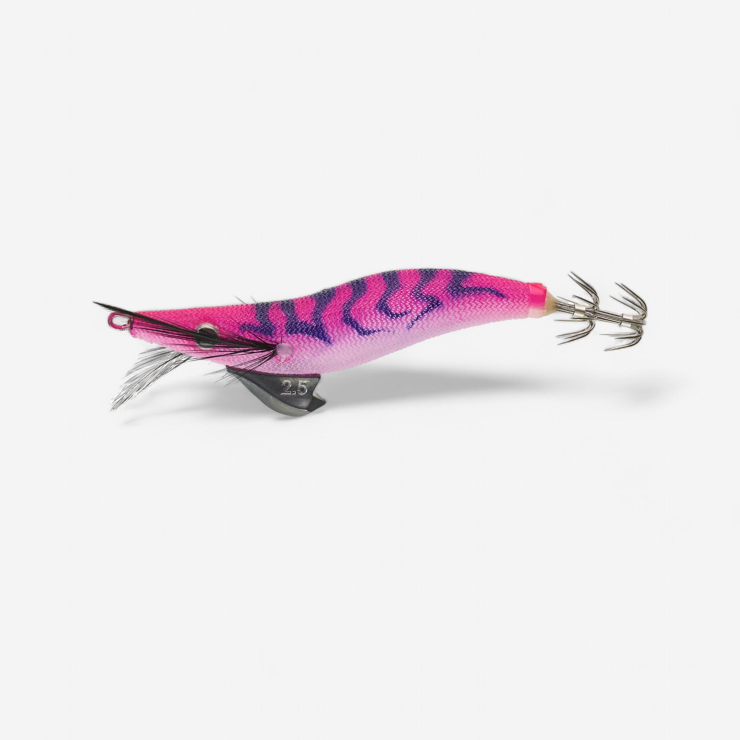 EBI S 2.5 Jig affondante rosa fluorescente per seppie e calamari in mare