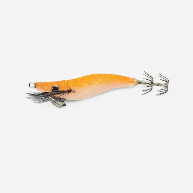 Tintenfischköder sinkend EBI S 1.8/85 für Sepien/Kalmare orange 