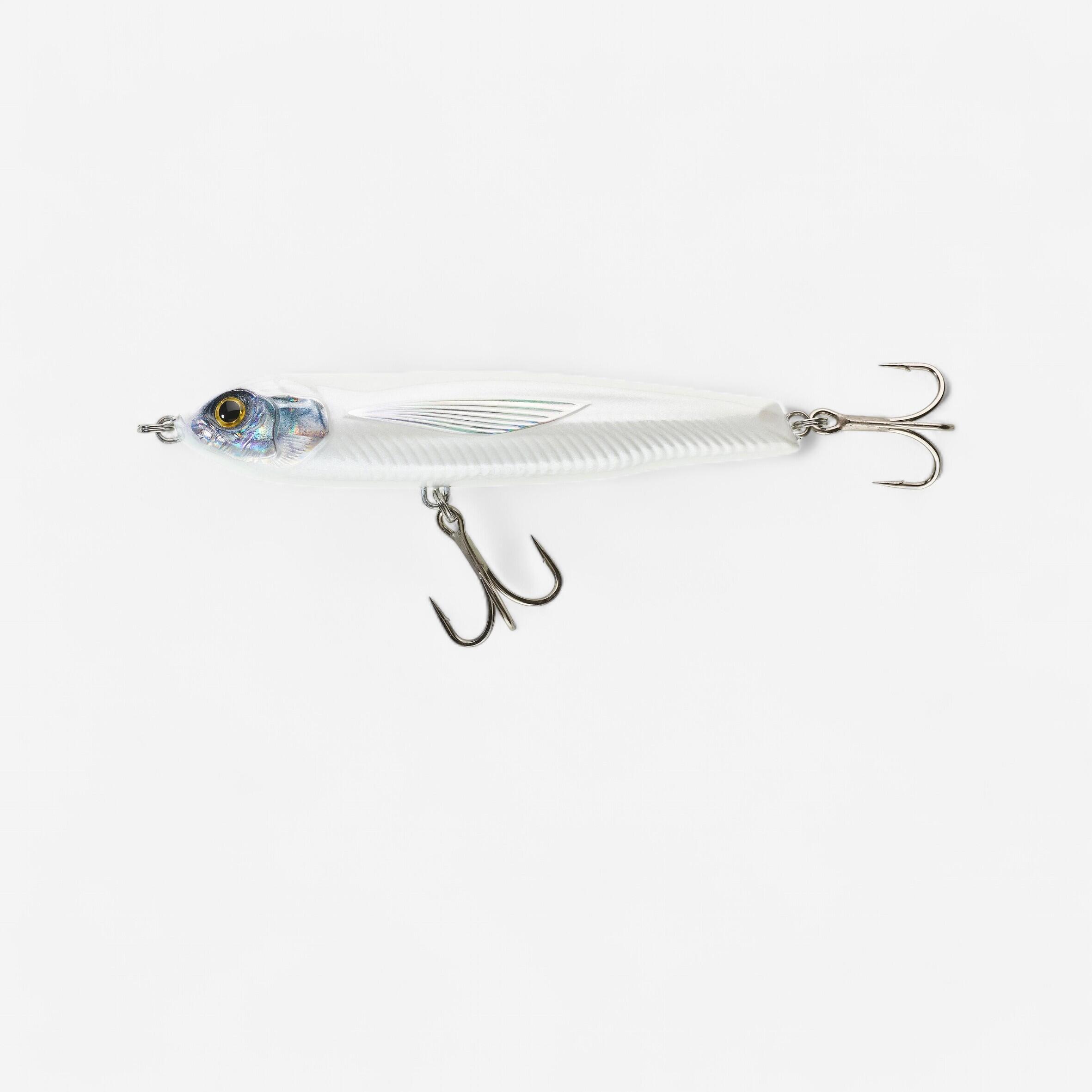 CAPERLAN Stickbait Exofly 130 F biely na morský rybolov