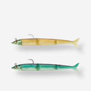Combo Señuelos Flexibles Slug Slugeelo 130 Ayu/Azul Lanzón 10 g