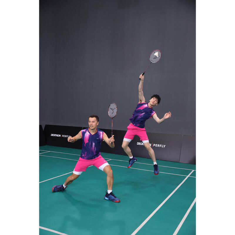 MEN BADMINTON SHORT PERFORM 990 PINK