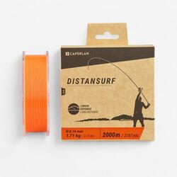 Fil pêche en surfcasting Orange DISTANSURF