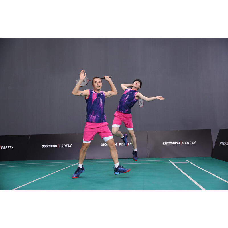 MEN BADMINTON SHORT PERFORM 990 PINK