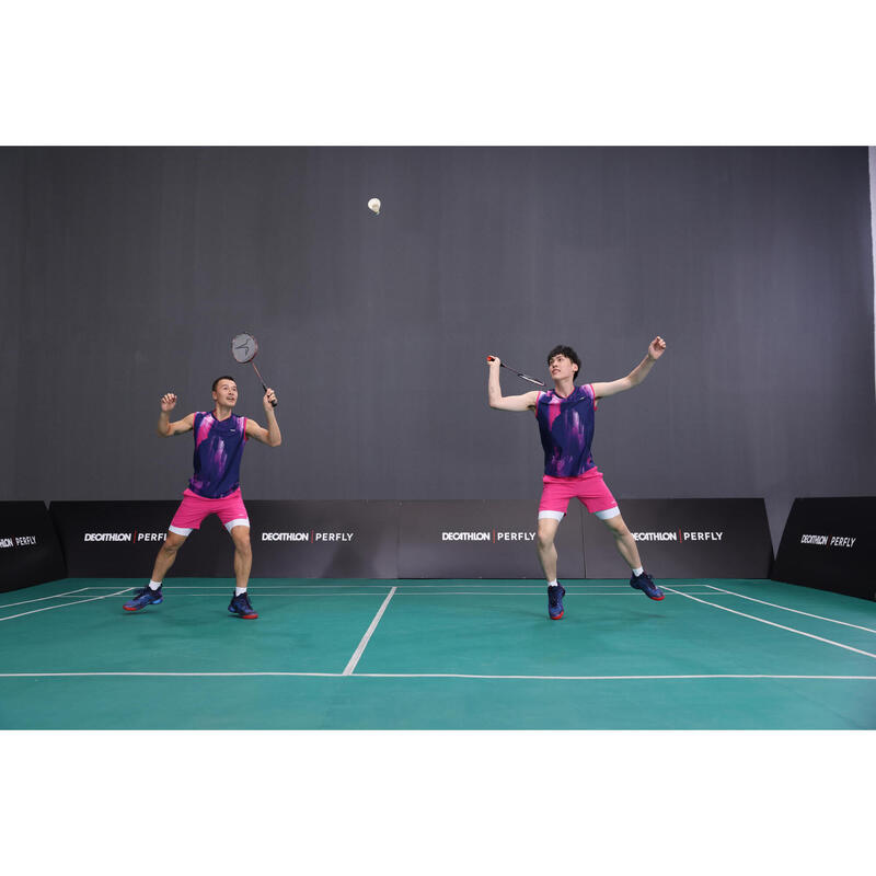 MEN BADMINTON SHORT PERFORM 990 PINK