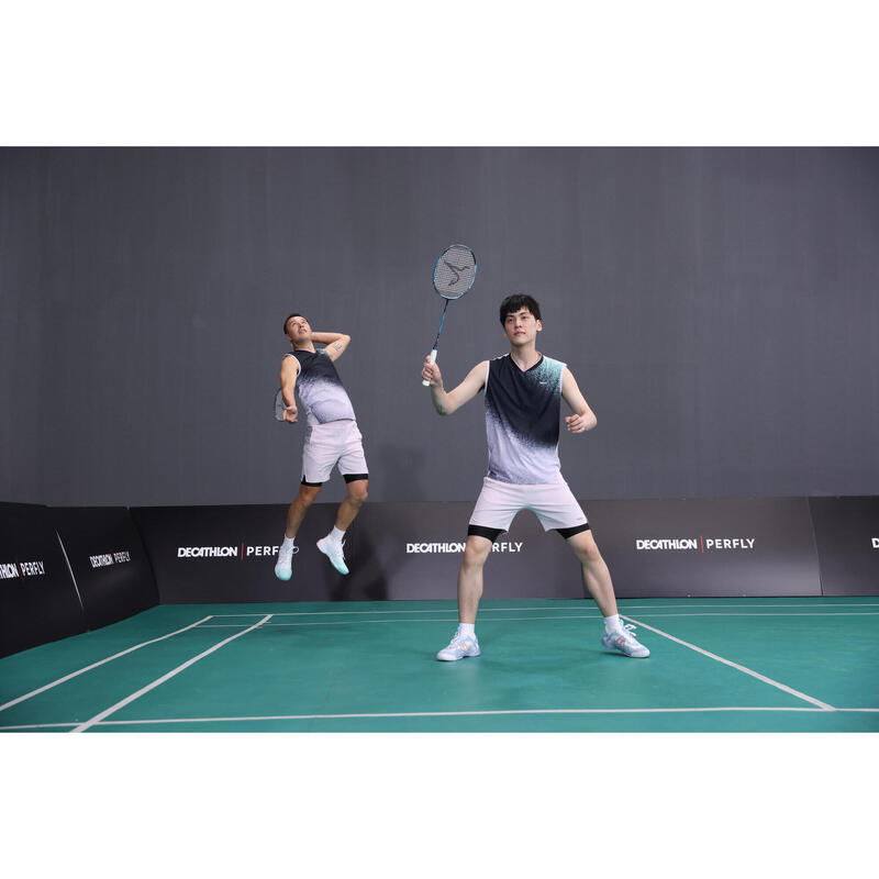 MEN BADMINTON T-SHIRT PERFORM 990 LIGHT LILAC