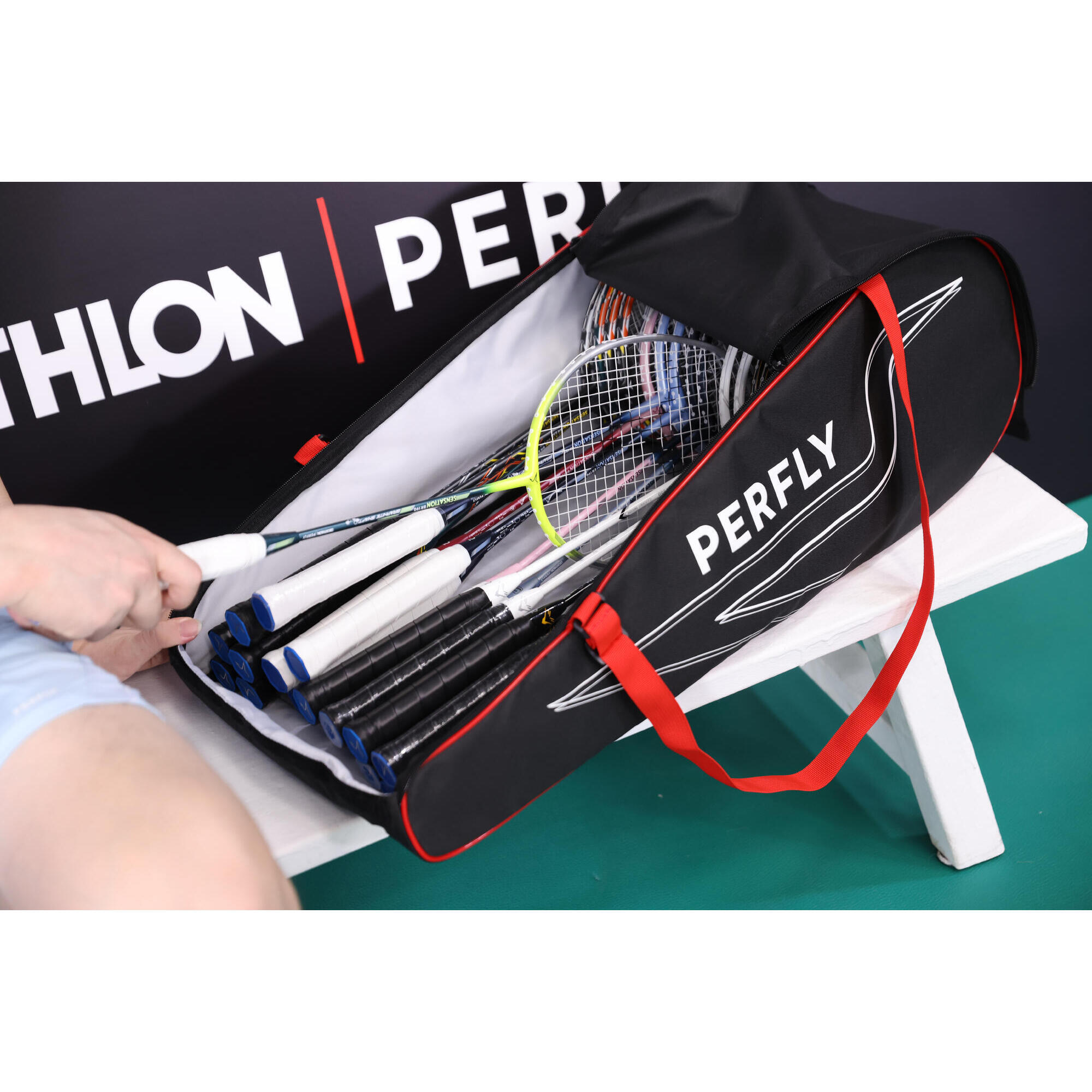 Borsa da badminton per adulti BL 190 Club - Nero