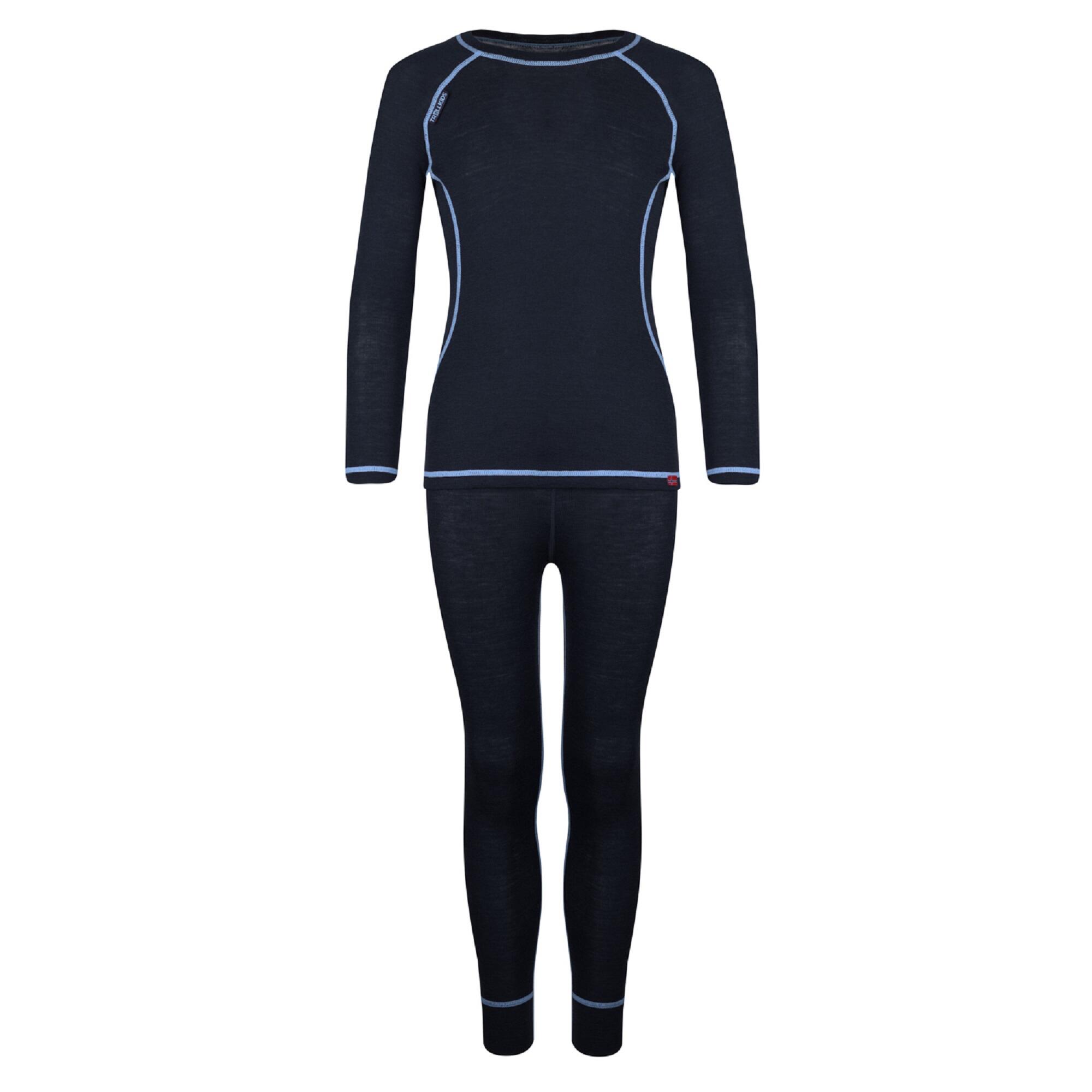 Trollkids KIDS MERINO BASELAYER SET Unisex | 04260587499598