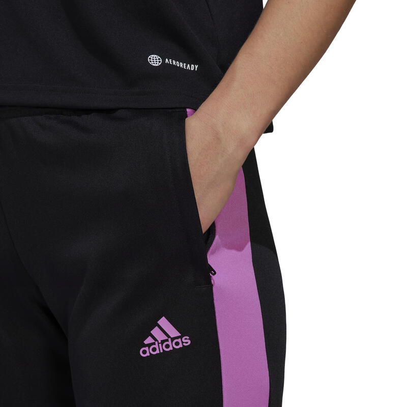 Pantalón entrenamiento de fútbol Adulto Adidas Tiro Negro 2022