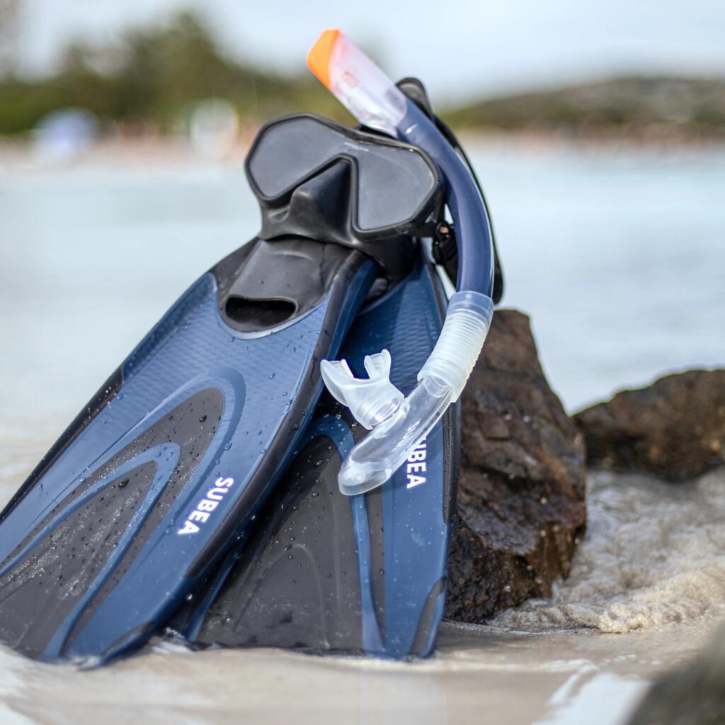 Aletas de submarinismo negro/azul FF 500 Soft
