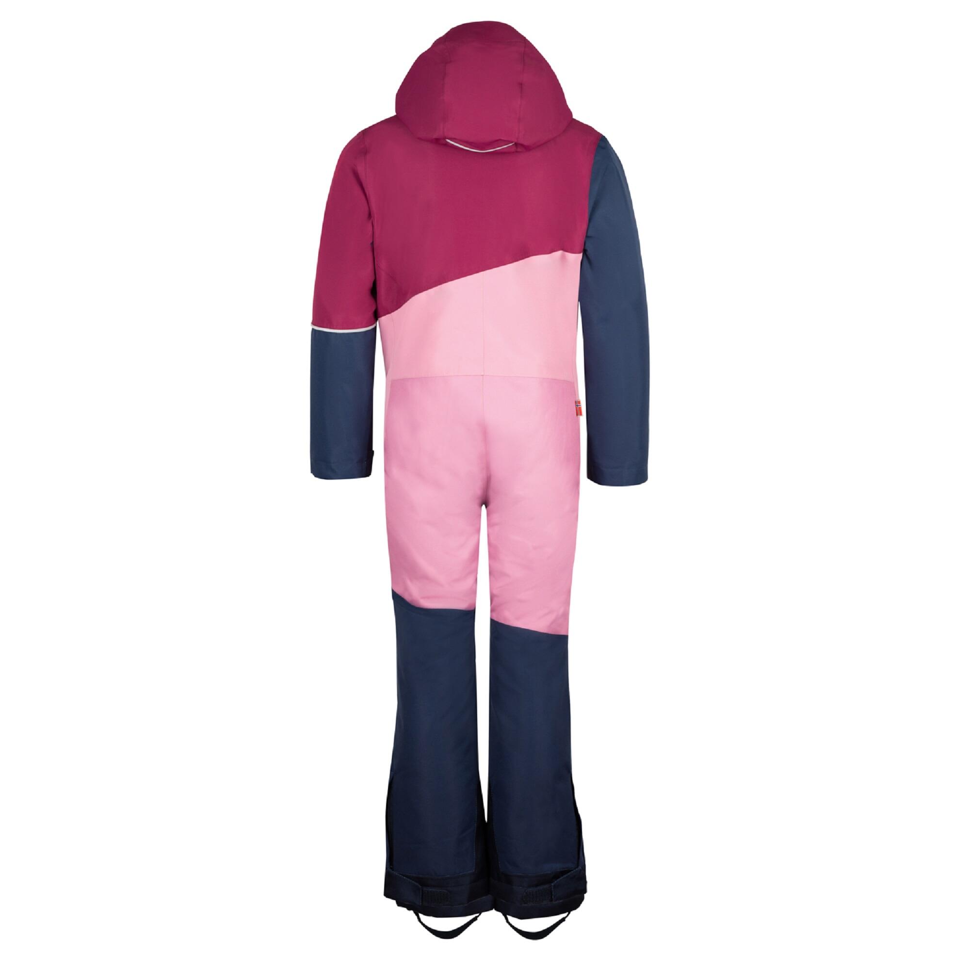 HALLINGDAL SNOWSUIT GIRLS MAUVE/PLUM/NAVY 2/2