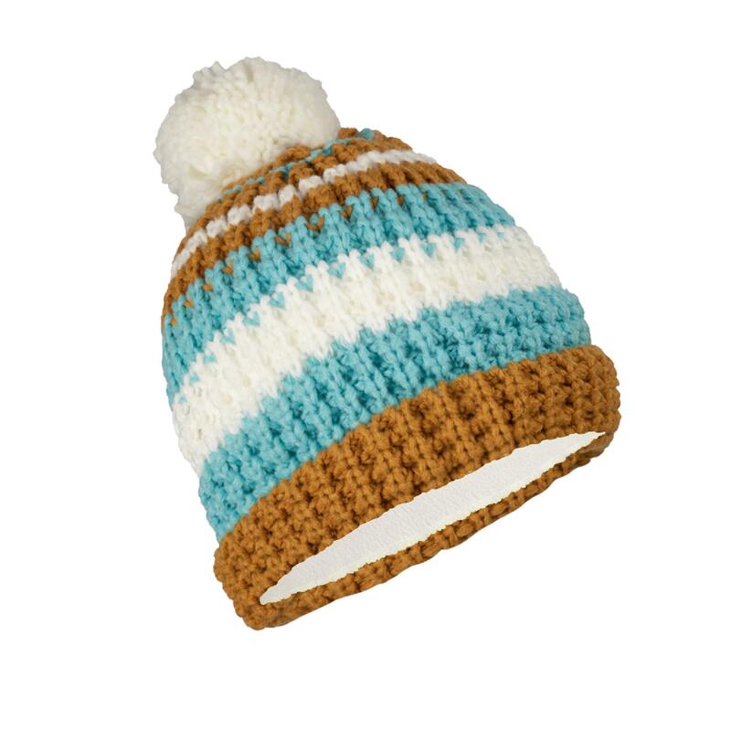 Skimütze Hallingdal Bobble Cap Ocker, Hellblau