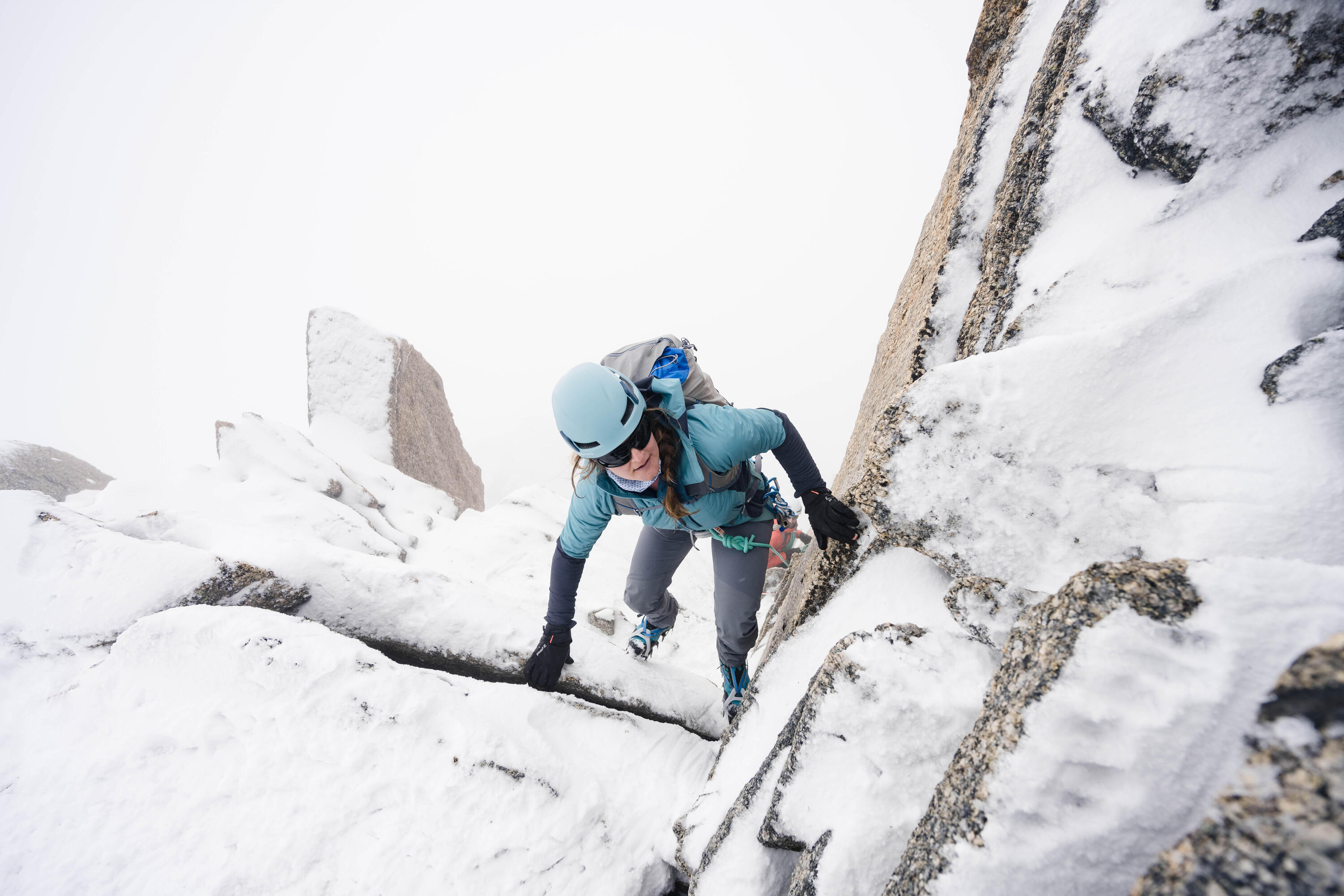 Chaqueta acolchada híbrida materia sintética alpinismo mujer 12/14