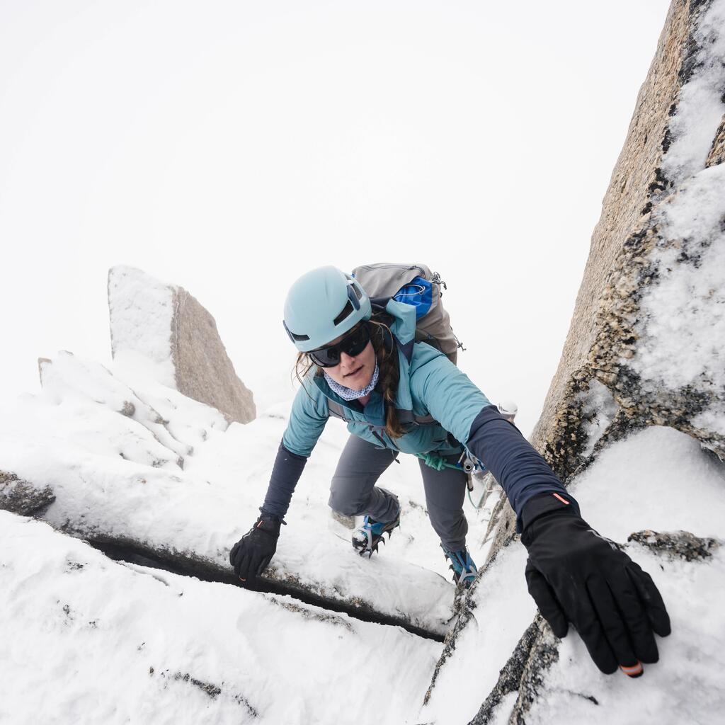 CHAQUETA ALPINISMO MUJER SPRINT AZUL GRIS